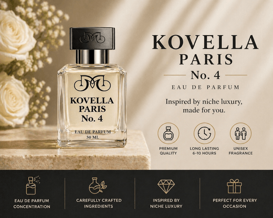 Kovella Paris No. 4 – Luxury Inspired Perfume (50ML) - MUSK AL HUBA