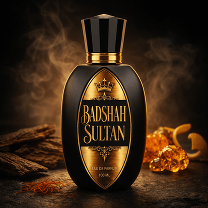 Badshah Sultan Premium Oud Perfume 100ml – Long Lasting Luxury Fragrance - MUSK AL HUBA