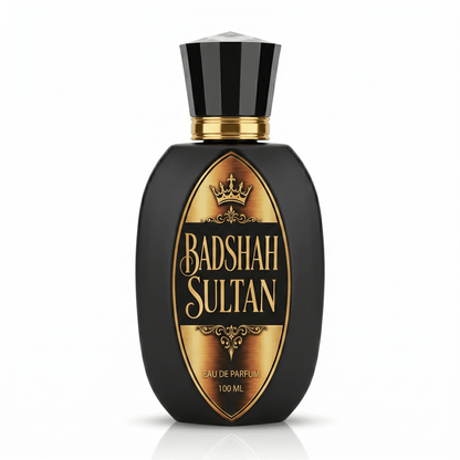 Badshah Sultan Premium Oud Perfume 100ml – Long Lasting Luxury Fragrance - MUSK AL HUBA