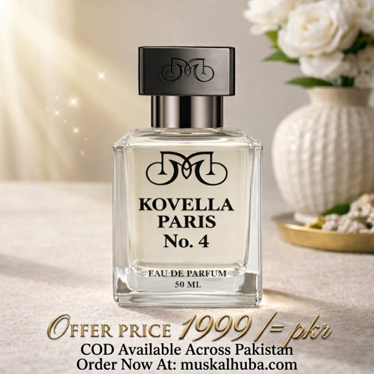 Kovella Paris No. 4 – Luxury Inspired Perfume (50ML) - MUSK AL HUBA