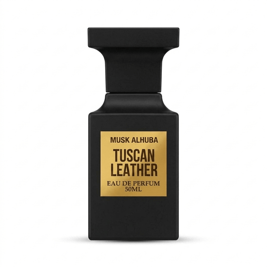 Musk Al Huba Tuscan Leather – Premium Long Lasting Fragrance (50ml) - MUSK AL HUBA
