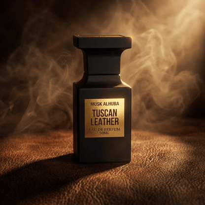 Musk Al Huba Tuscan Leather – Premium Long Lasting Fragrance (50ml) - MUSK AL HUBA