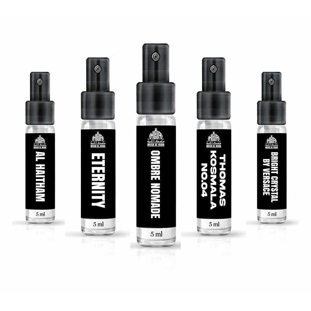 Pick Any 5 Tester Sprays 5ml Each - MUSK AL HUBA