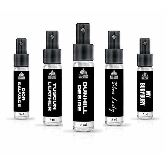 Pick Any 5 Tester Sprays 5ml Each - MUSK AL HUBA